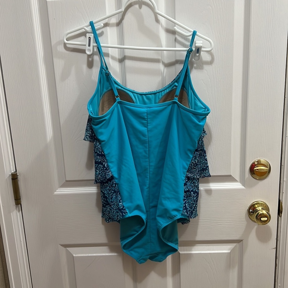 Tropical escape swimsuit, size 16-Sold as is - Picture 5 of 9
